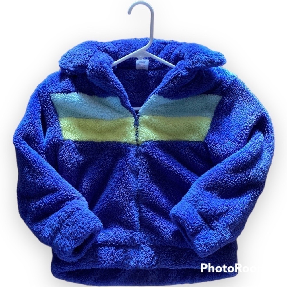 Wonder Nation Comfy Zip Up Sweatshirt Girls Large